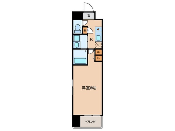 東洋プラザ都島南の物件間取画像